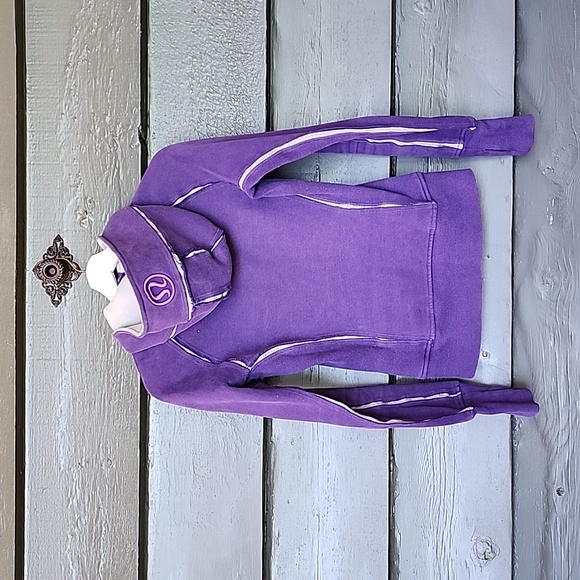 Lululemon Special Edition Scuba Hoodie Jacket Purple sz 2 Women's Yoga - Picture 2 of 7